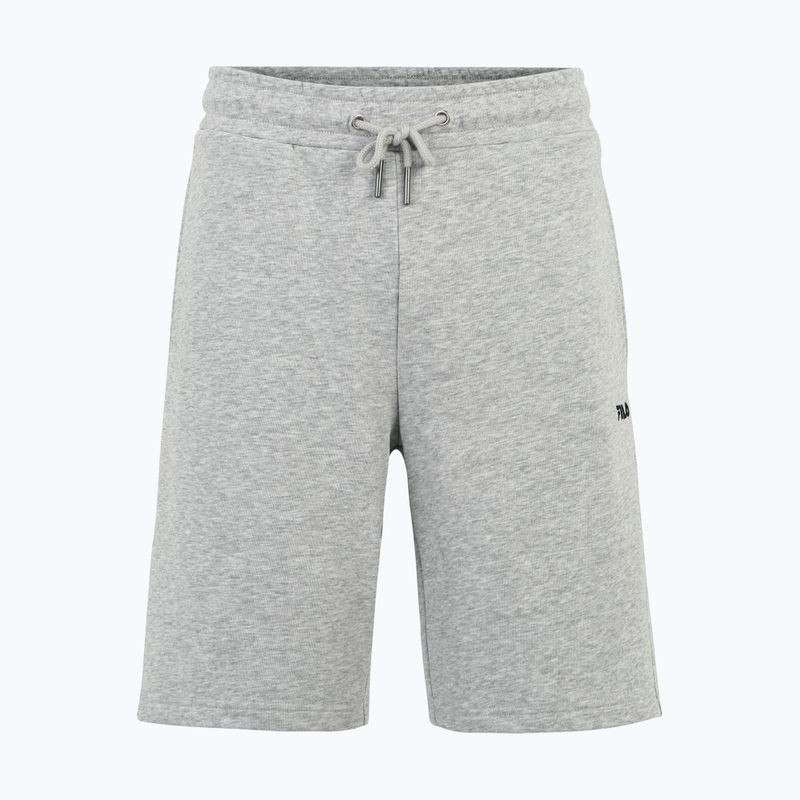 Pantaloncini da uomo FILA Blehen Sweat grigio chiaro melange 4