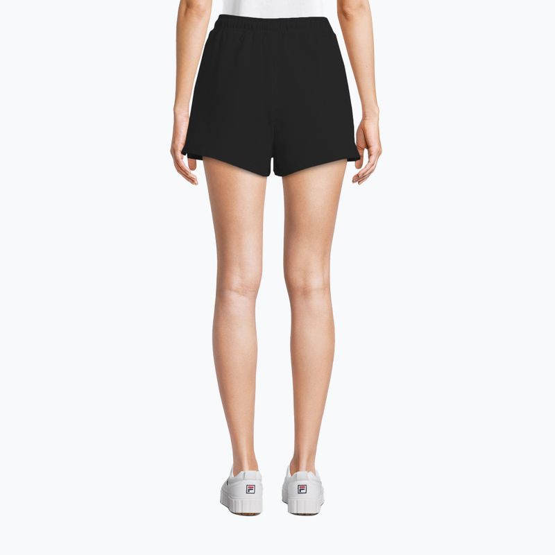 Pantaloncini da donna FILA Brandenburg a vita alta, nero 2