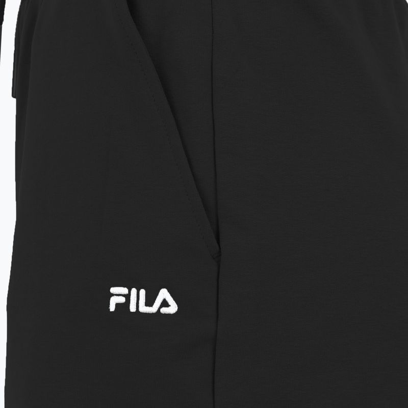 Pantaloncini da donna FILA Brandenburg a vita alta, nero 4