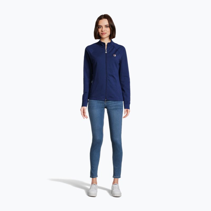 FILA felpa Benidorm Track donna blu medievale 2