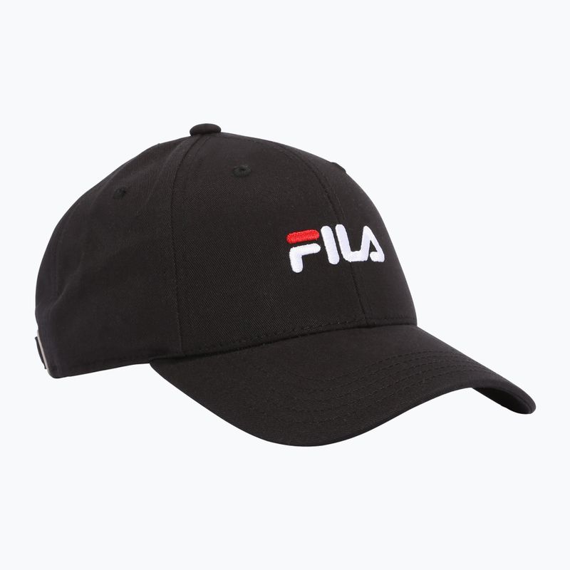 Cappello da baseball FILA Brasov 6 pannelli con logo lineare nero