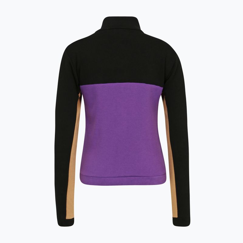 FILA felpa donna Bruckberg Track nero royal purple iced coffe 6