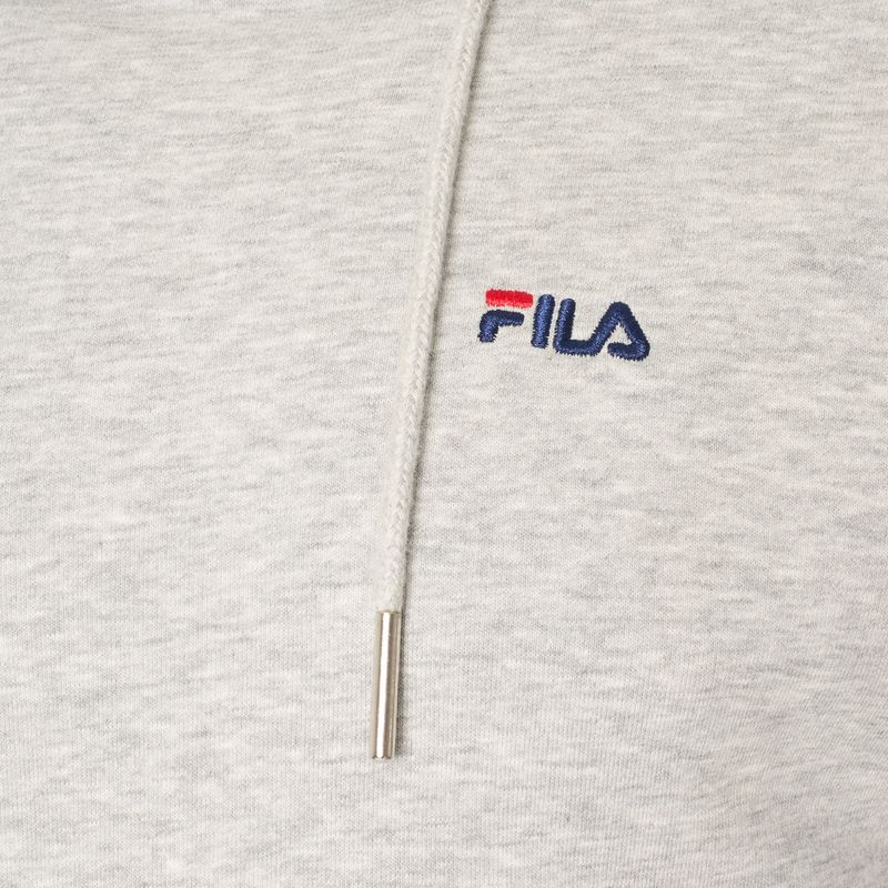 Felpa da uomo FILA Bengel Regular Hoody grigio chiaro melange 3