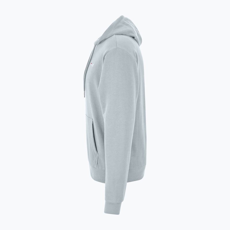 Felpa da uomo FILA Bengel Regular Hoody grigio chiaro melange 3