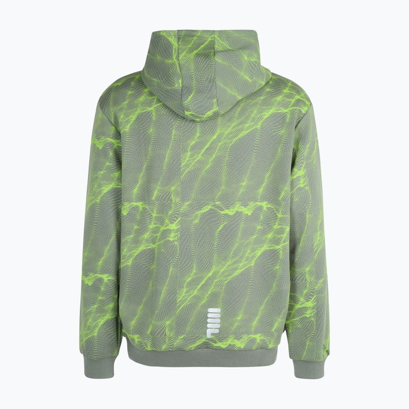 FILA felpa Redford AOP Hoody uomo verde gelsomino mars aop 6