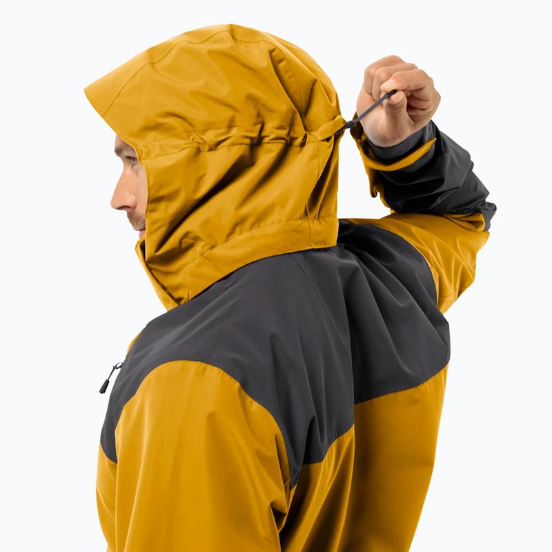 Giacca Jack Wolfskin 3 in 1 da uomo Jasper 2L curry 3