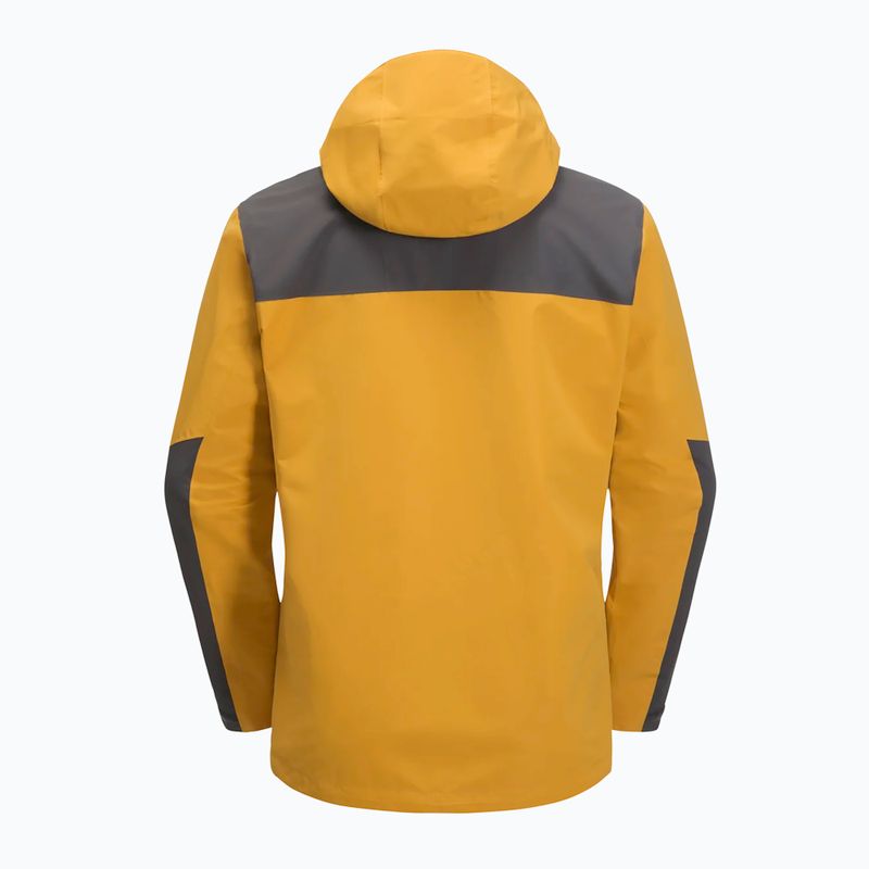 Giacca Jack Wolfskin 3 in 1 da uomo Jasper 2L curry 7