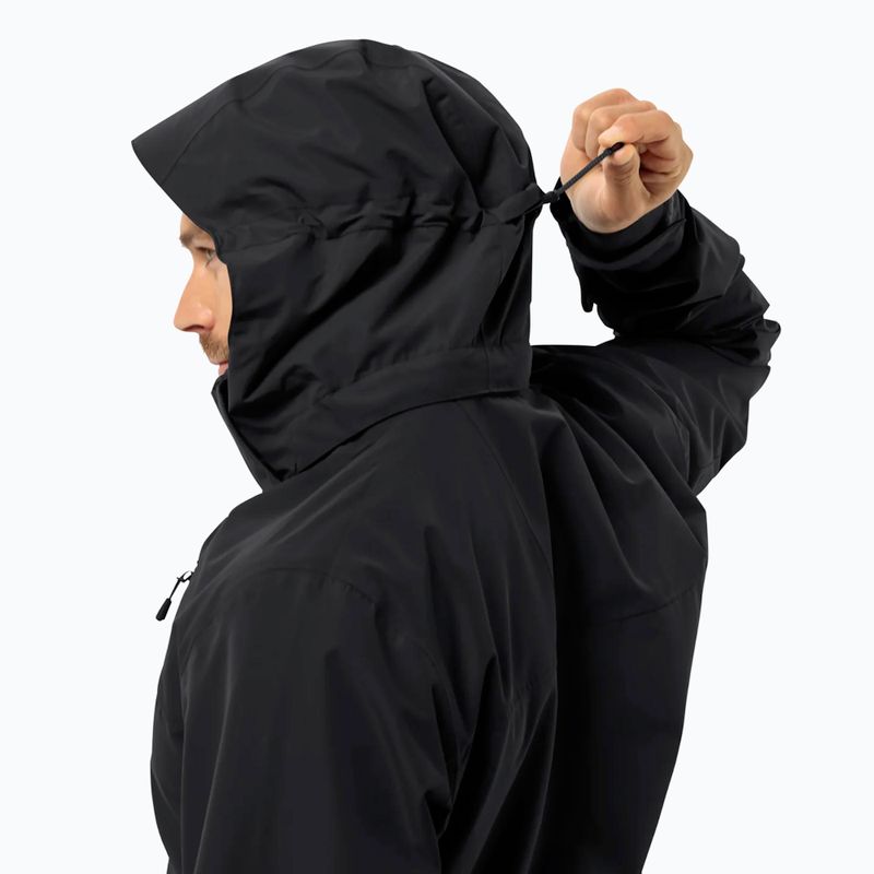 Giacca Jack Wolfskin 3-in-1 da uomo Jasper 2L nero 3