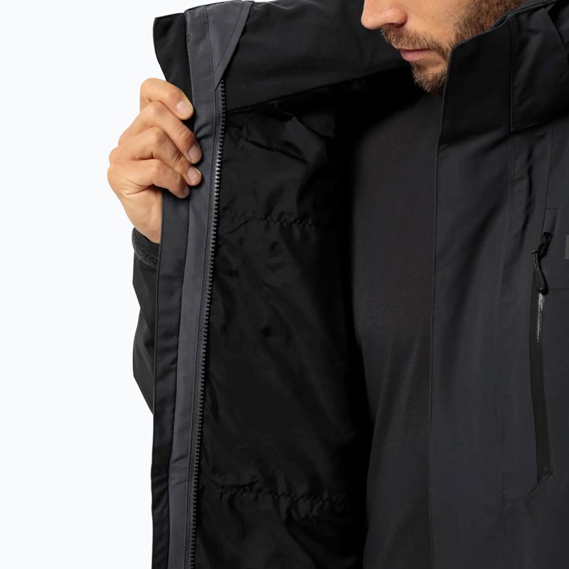 Giacca Jack Wolfskin 3-in-1 da uomo Jasper 2L nero 4