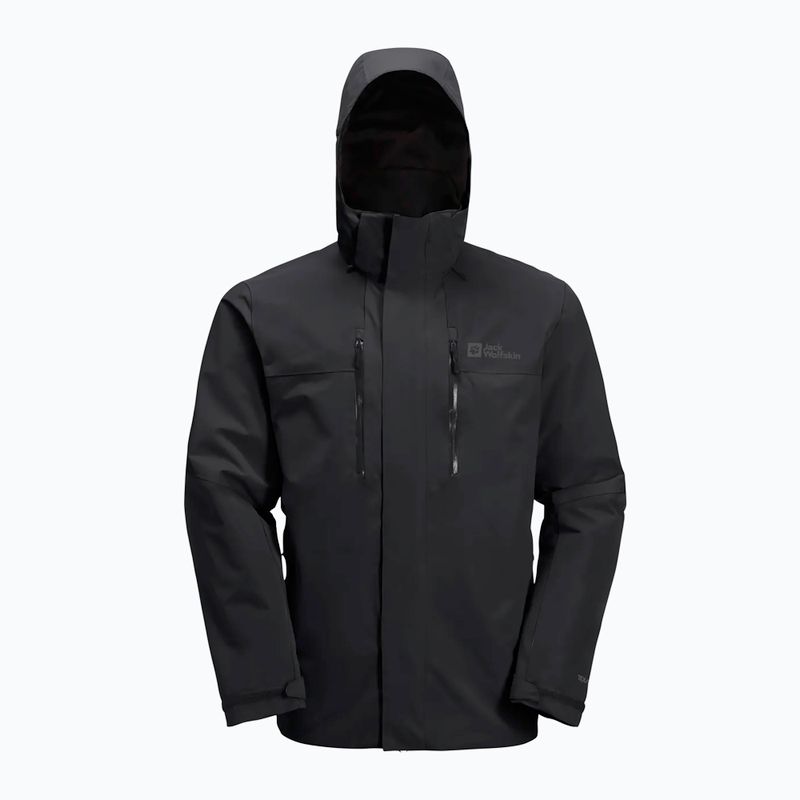 Giacca Jack Wolfskin 3-in-1 da uomo Jasper 2L nero 8