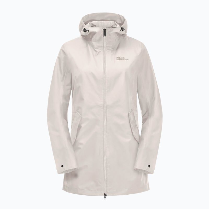 Jack Wolfskin Dakar Parka sea shell mackintosh per donna 6