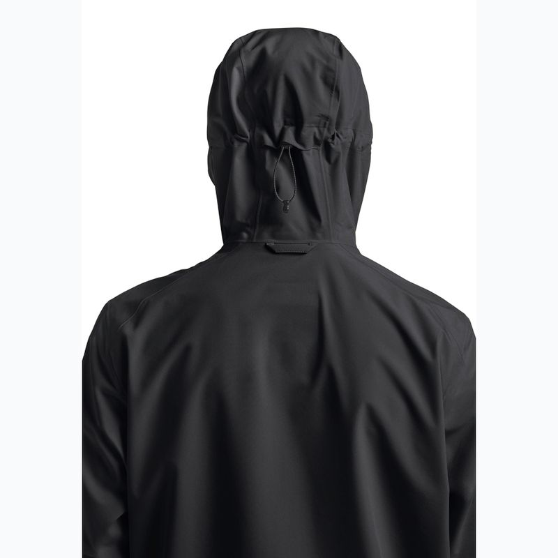 Giacca antipioggia da uomo Jack Wolfskin Highest Peak 3L nera 6