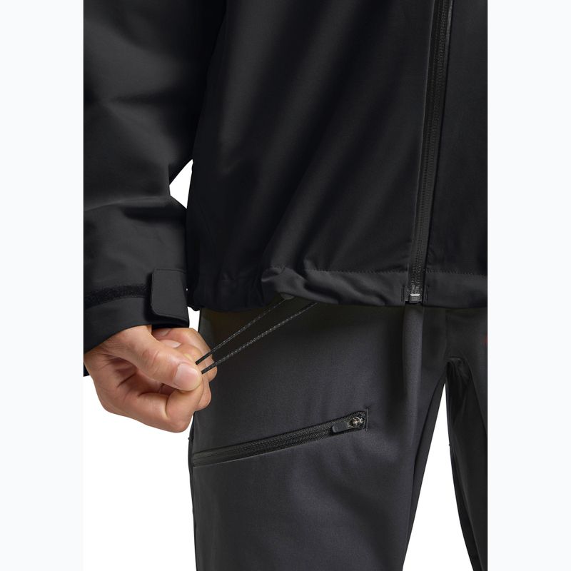 Giacca antipioggia da uomo Jack Wolfskin Highest Peak 3L nera 10