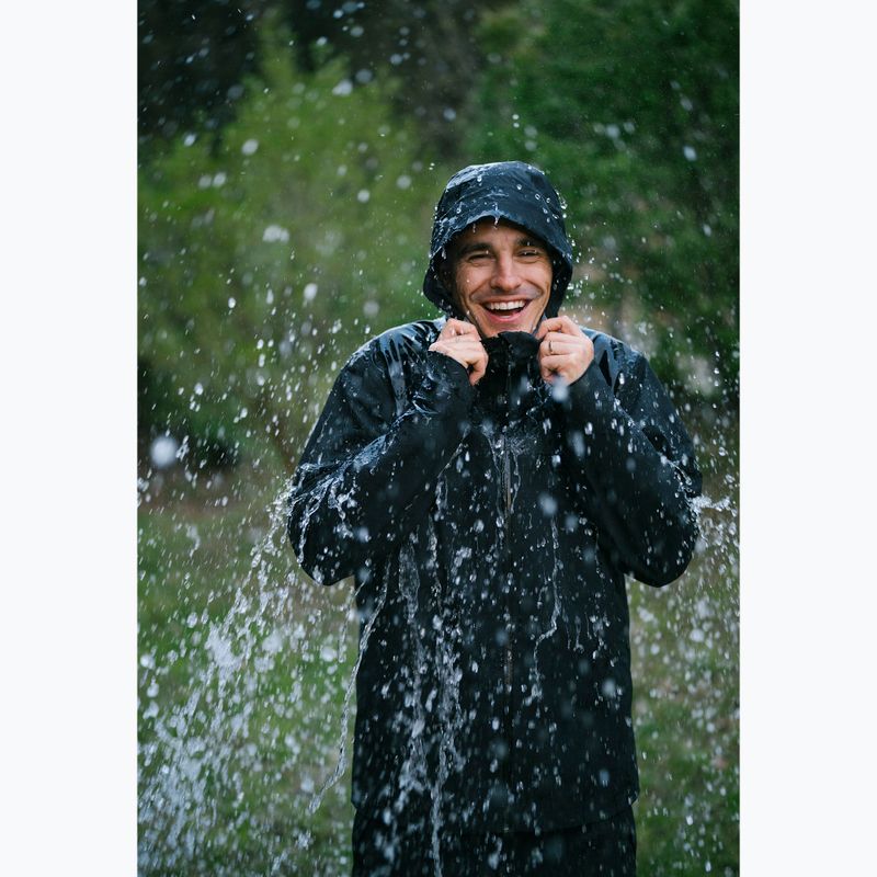 Giacca antipioggia da uomo Jack Wolfskin Highest Peak 3L nera 19