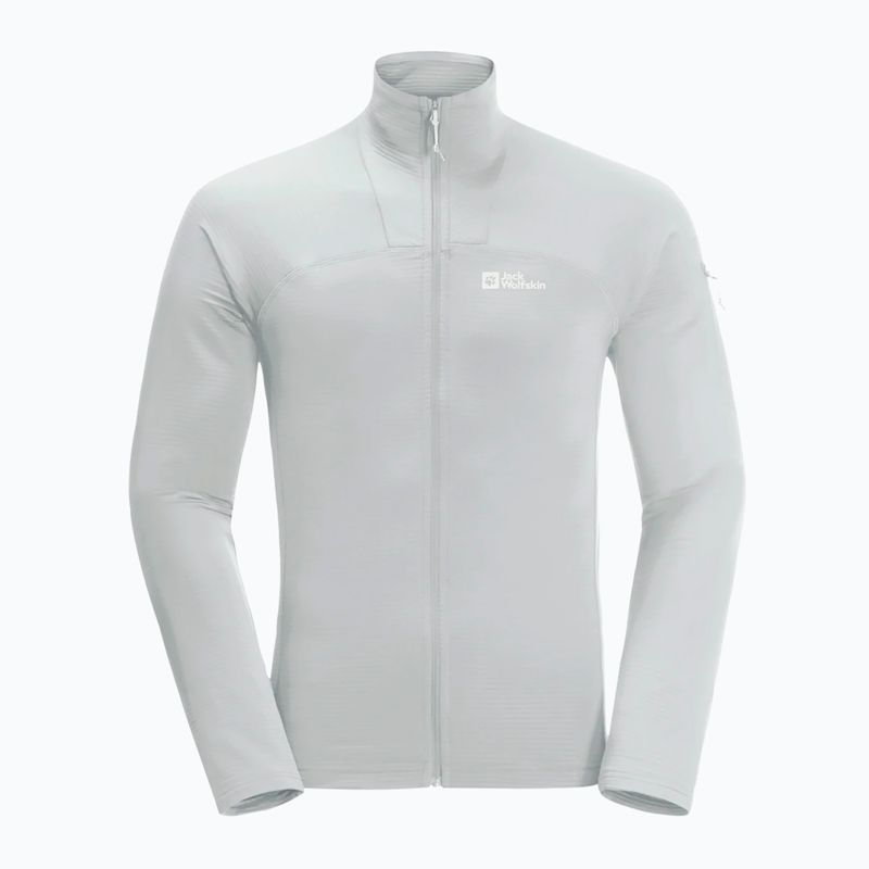 Giacca da trekking Jack Wolfskin da uomo Prelight FZ grigio freddo 5