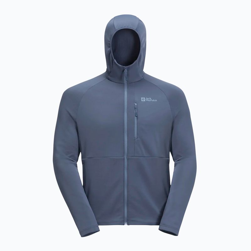 Felpa in pile da uomo Jack Wolfskin Kolbenberg Hooded Fz evening sky 7