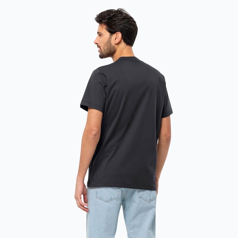 Jack Wolfskin T-shirt da uomo Essential nero 2