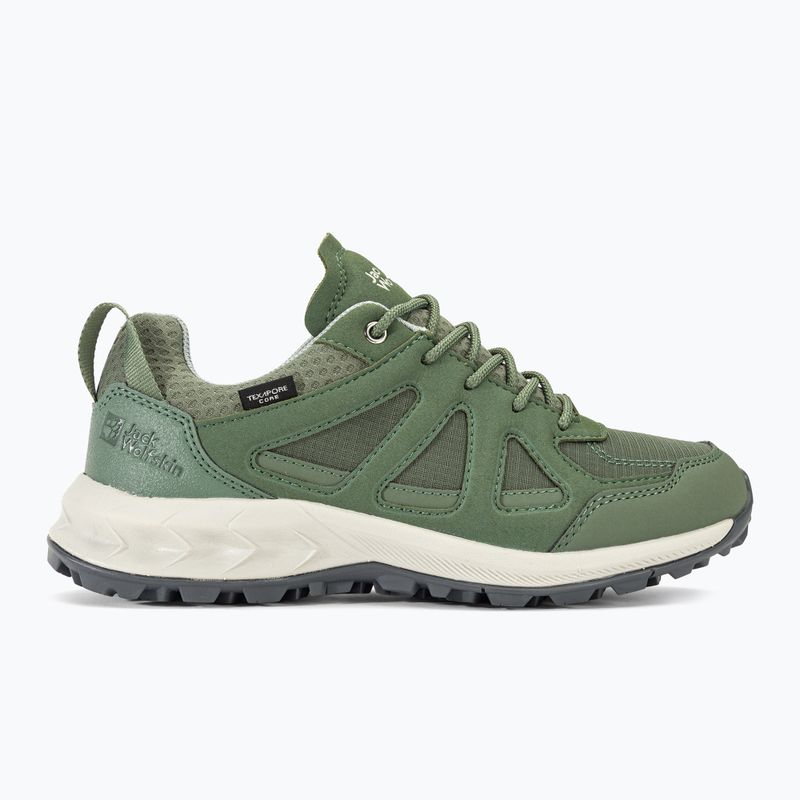 Stivali da trekking Jack Wolfskin da donna Woodland 2 Texapore verde siepe 2