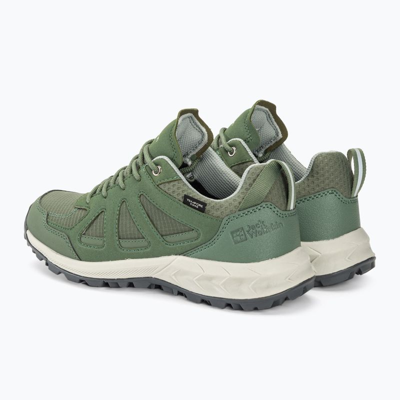 Stivali da trekking Jack Wolfskin da donna Woodland 2 Texapore verde siepe 3