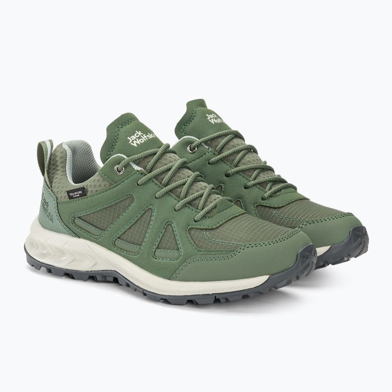 Stivali da trekking Jack Wolfskin da donna Woodland 2 Texapore verde siepe 4