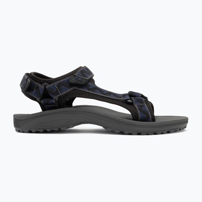 Jack Wolfskin sandali da uomo Wave Breaker nero blu notte 2