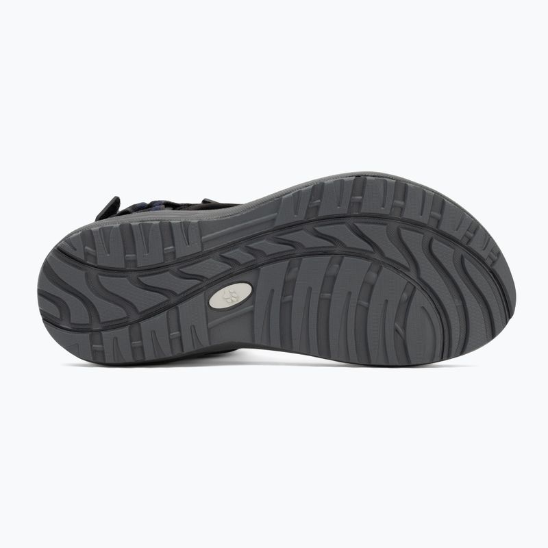 Jack Wolfskin sandali da uomo Wave Breaker nero blu notte 4