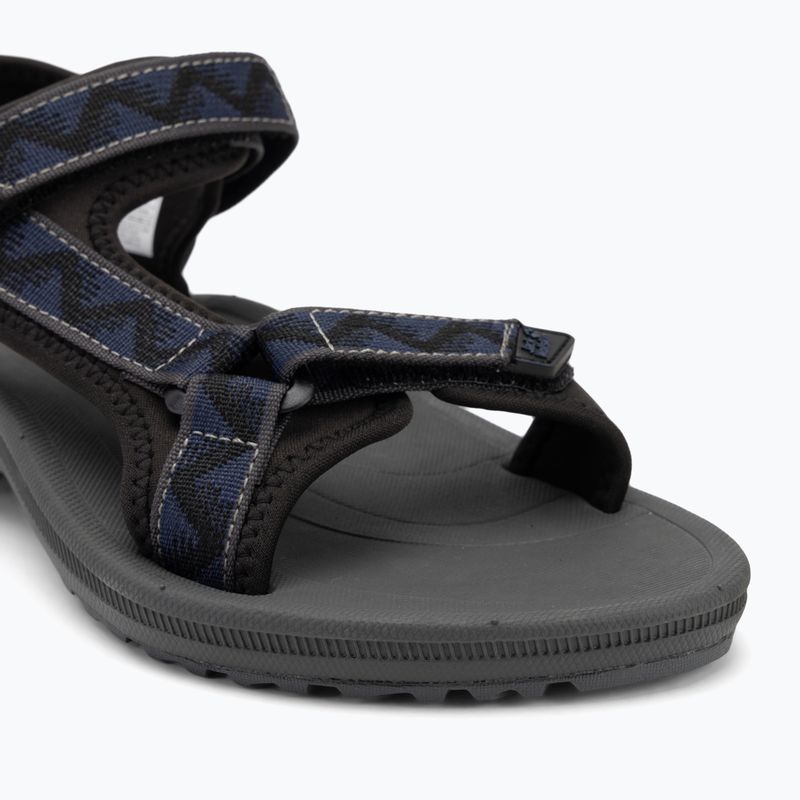 Jack Wolfskin sandali da uomo Wave Breaker nero blu notte 7