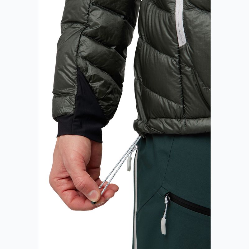 Jack Wolfskin Uomo Alpspitze Down Hoody verde ardesia 5