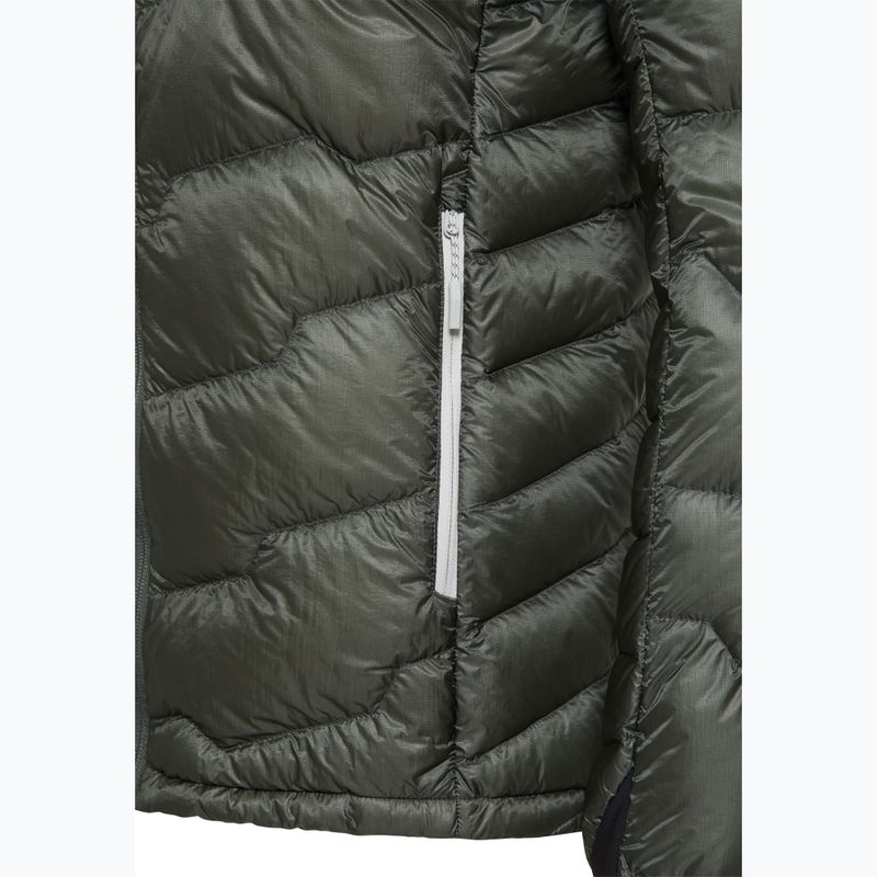 Jack Wolfskin Uomo Alpspitze Down Hoody verde ardesia 11