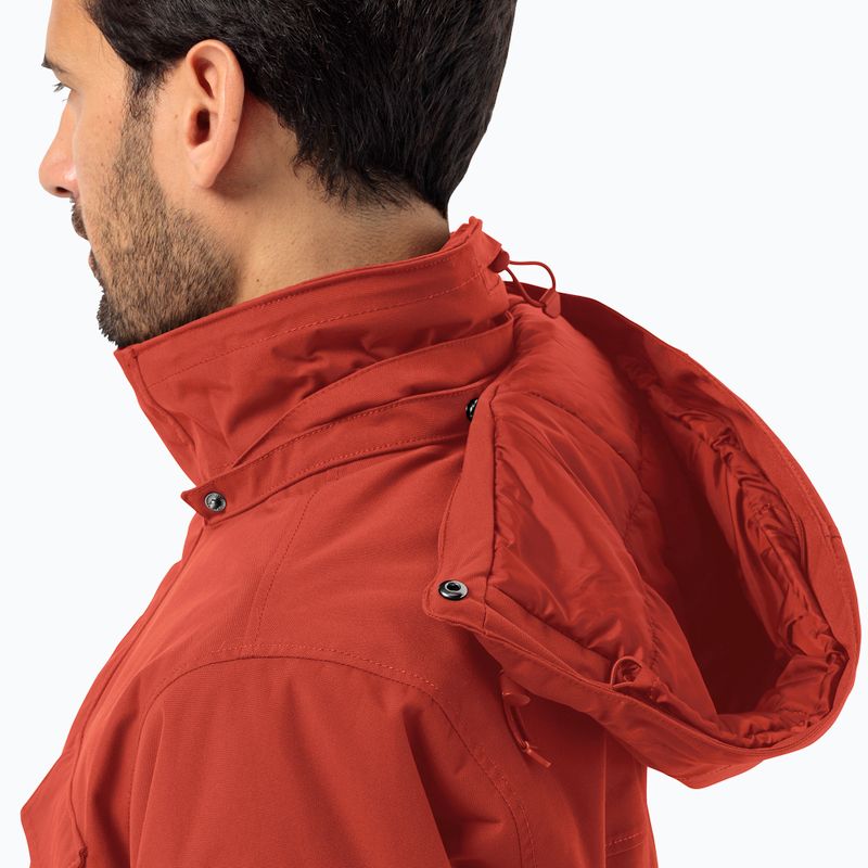 Piumino Jack Wolfskin da uomo Glacier Canyon Parka ruggine intenso 4
