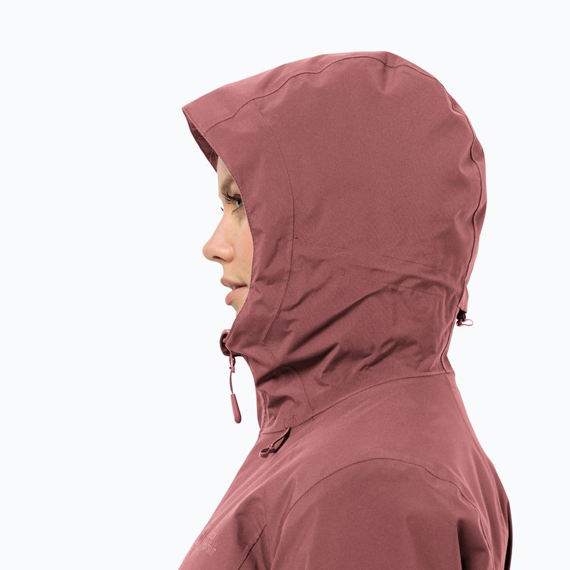 Jack Wolfskin giacca invernale da donna Heidelstein Ins rosso ocra 4