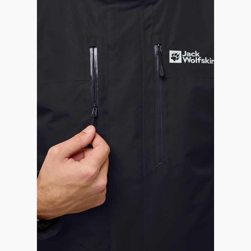 Giacca 3in1 da uomo Jack Wolfskin Jasper 3In1 nera 14