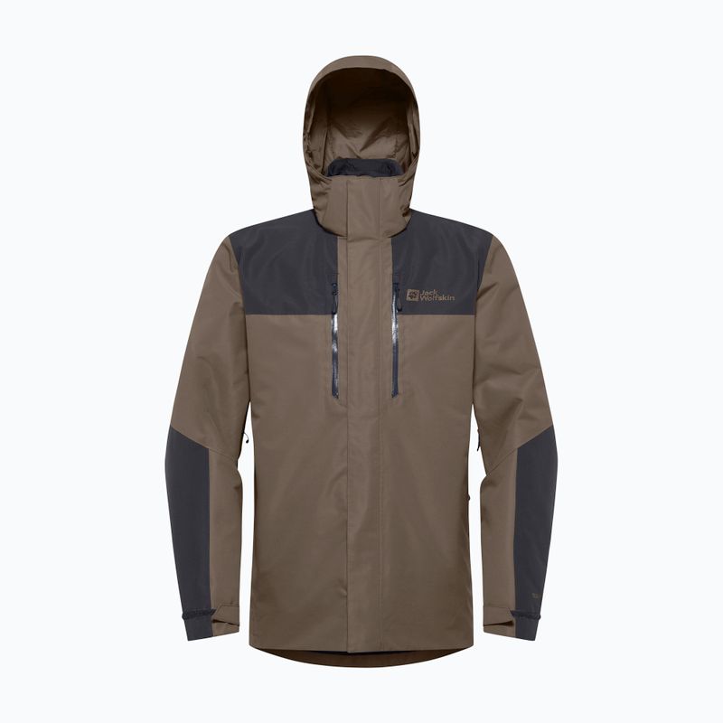 Jack Wolfskin giacca Jasper 3In1 da uomo caffè freddo 18