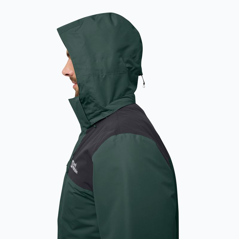 Jack Wolfskin giacca Jasper 3In1 uomo nero oliva 8