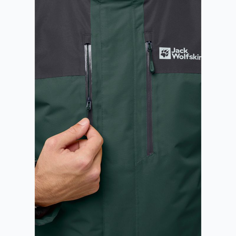 Jack Wolfskin giacca Jasper 3In1 uomo nero oliva 9