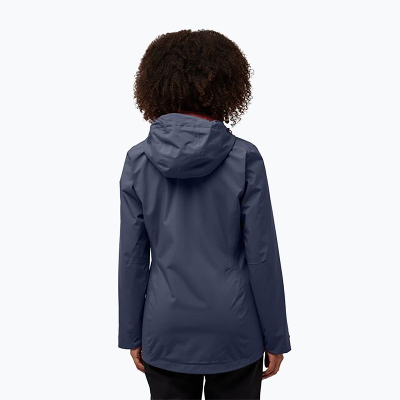 Felpa in pile Jack Wolfskin 3In1 da donna Rotwand grafite 2