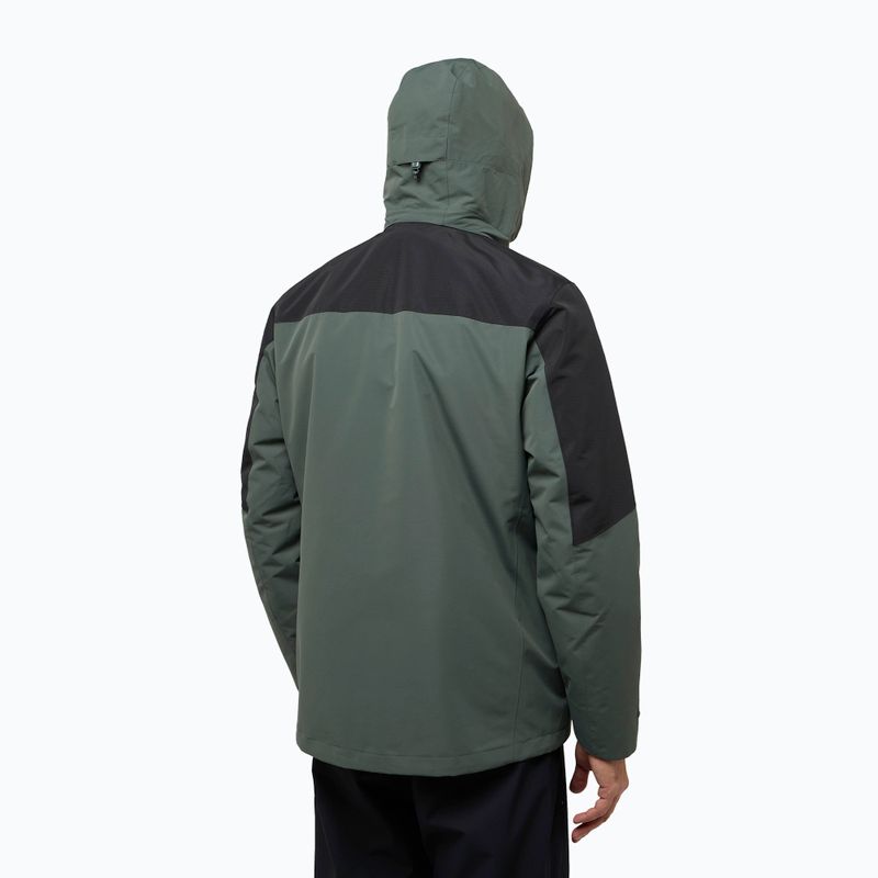 Giacca Jack Wolfskin 3In1 da uomo Romberg verde ardesia 4