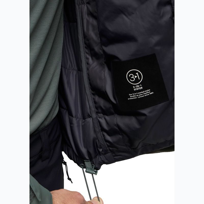 Giacca Jack Wolfskin 3In1 da uomo Romberg verde ardesia 15
