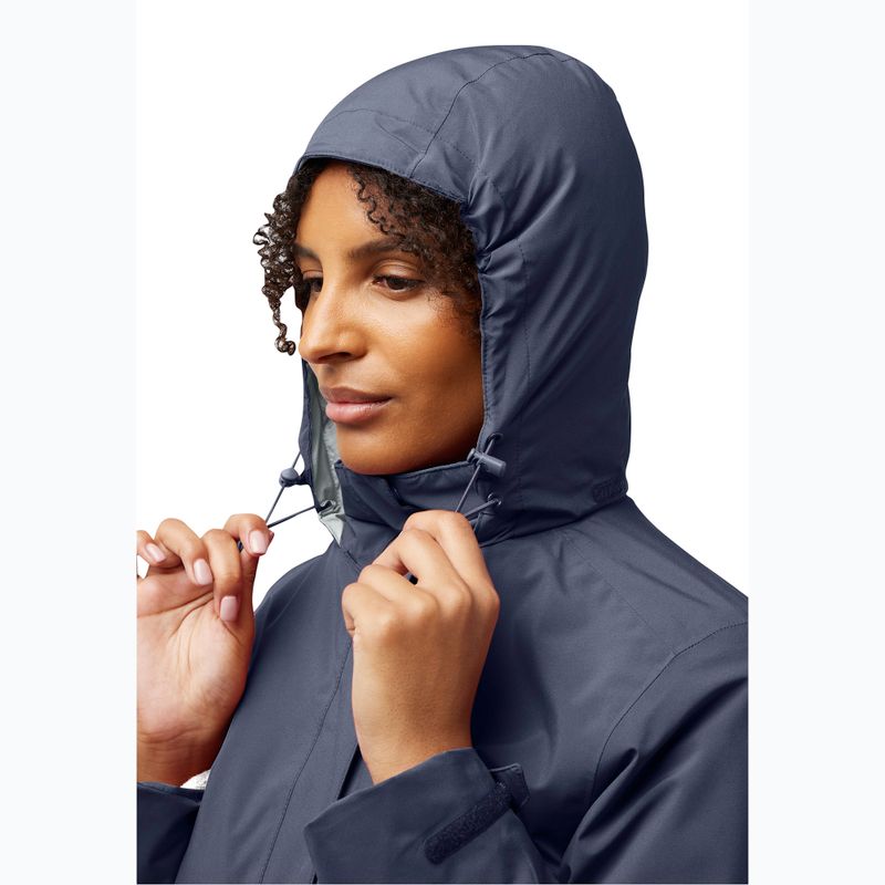 Felpa in pile Jack Wolfskin 3In1 da donna Rotwand grafite 7