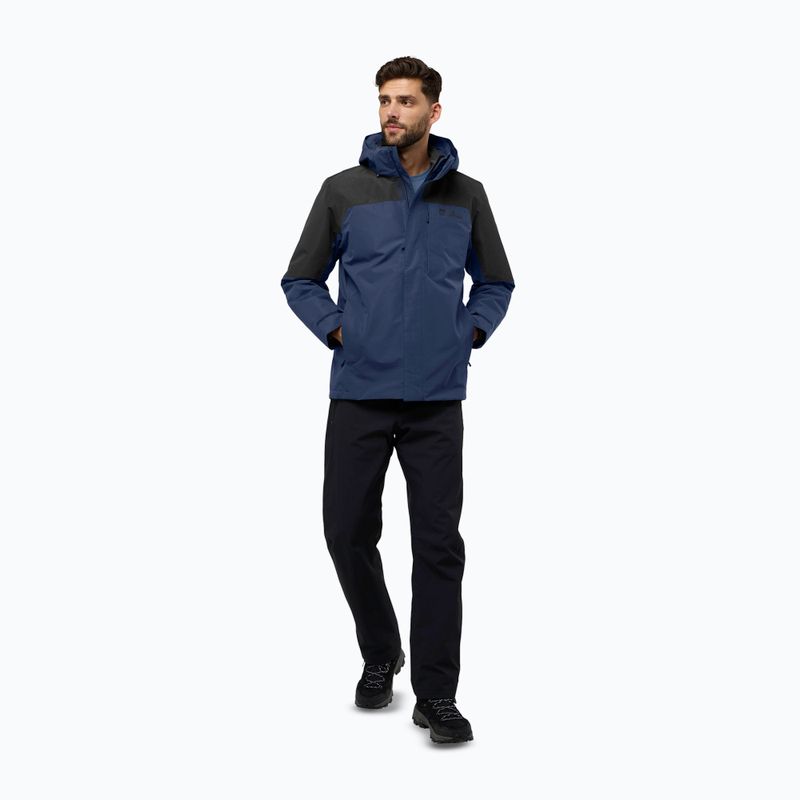 Jack Wolfskin giacca 3 in 1 da uomo Romberg 3In1 cielo di mezzanotte 2
