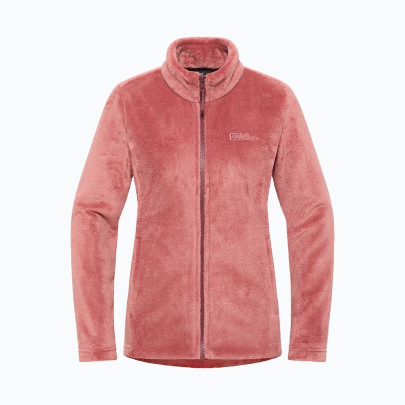 Jack Wolfskin donna Rotwand 3In1 felpa in pile rosso ocra 15