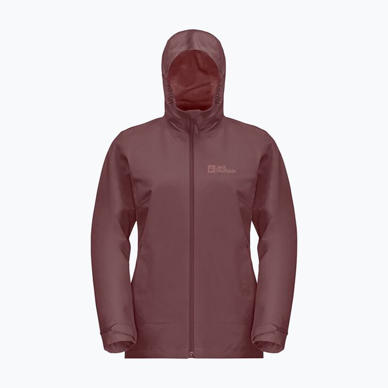 Jack Wolfskin giacca Moonrise 3In1 donna rosso ocra 2