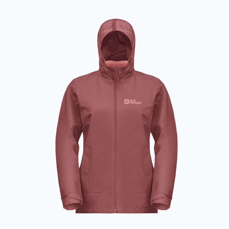 Jack Wolfskin giacca Moonrise 3In1 donna rosso ocra 9