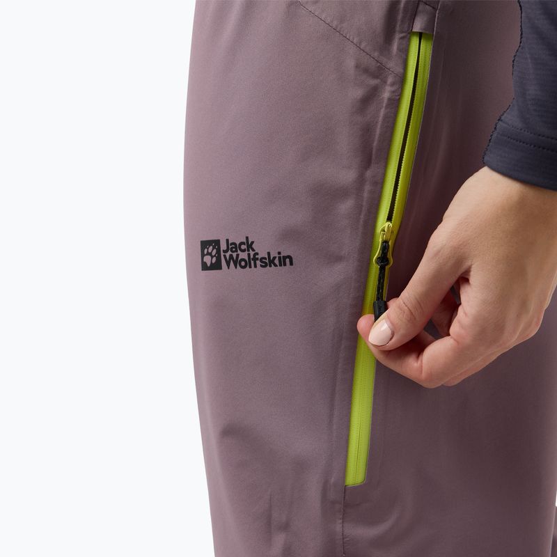 Pantaloni da sci Jack Wolfskin Alpspitze Tour 3L da donna wild blossom 5