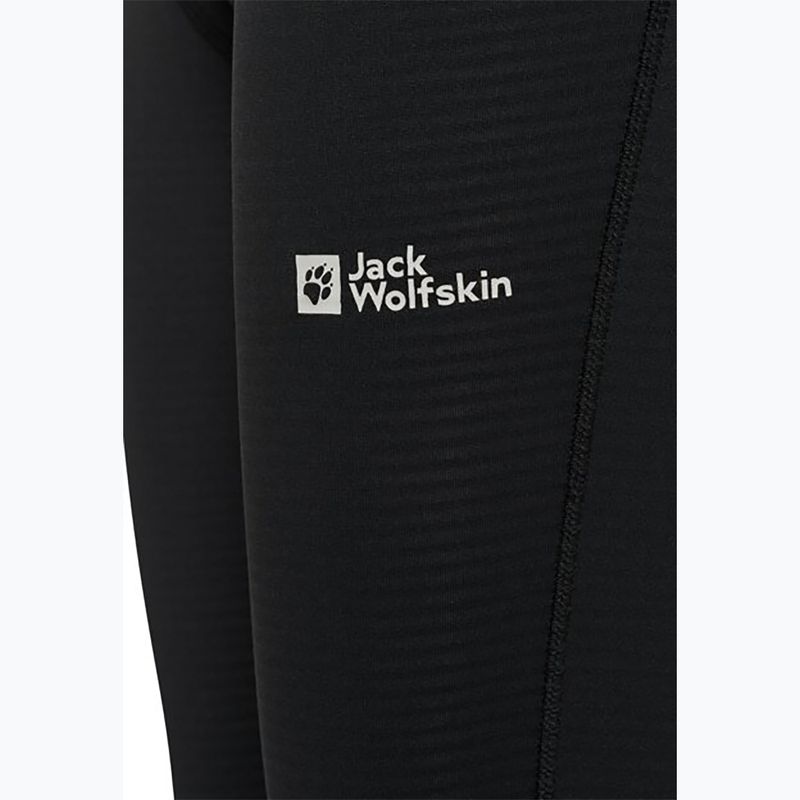 Pantaloni termici Jack Wolfskin Infinite Warm da uomo, nero 3