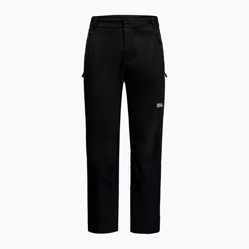 Pantaloni softshell Jack Wolfskin da uomo Alpspitze Tour nero 6