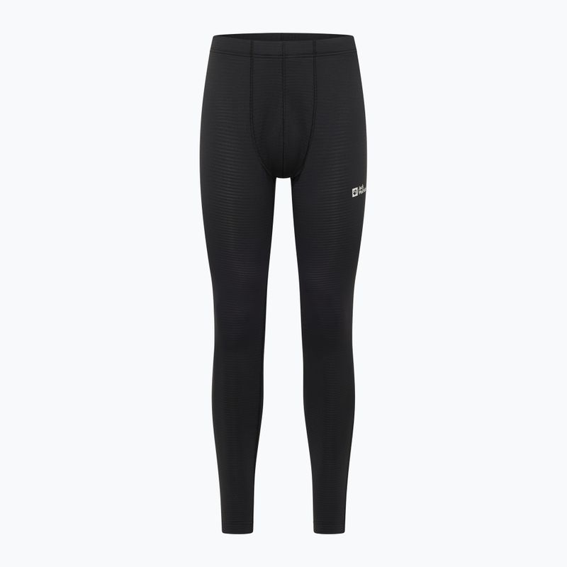 Pantaloni termici Jack Wolfskin Infinite Warm da uomo, nero 3