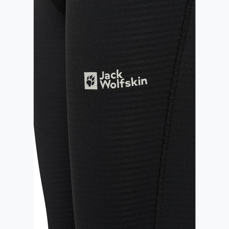 Pantaloni termici Jack Wolfskin Infinite Warm da uomo, nero 5
