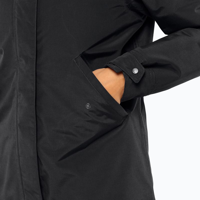 Jack Wolfskin giacca invernale da donna Talforst Parka nero 6