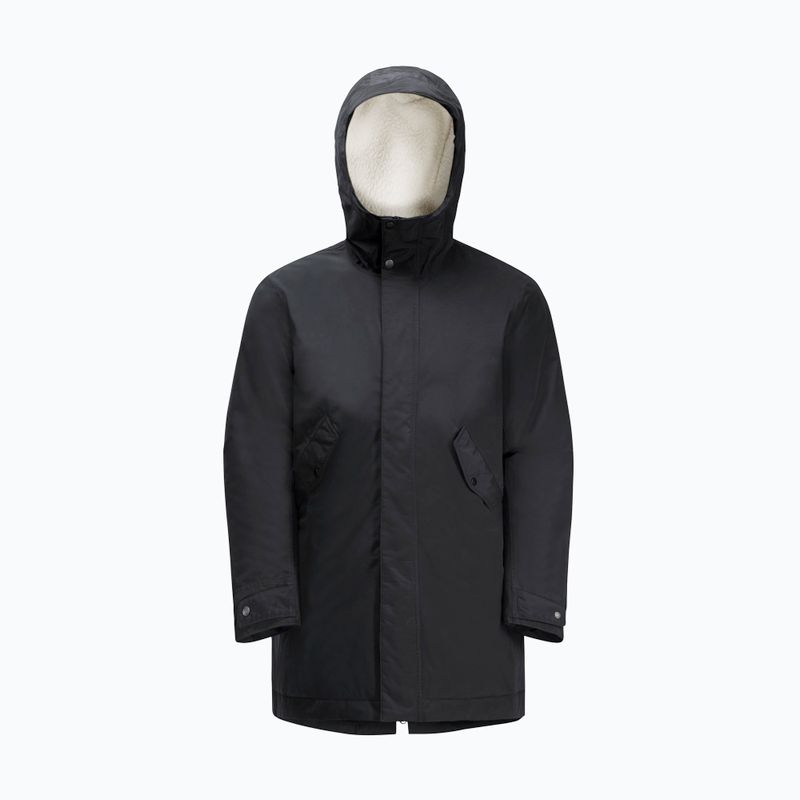 Jack Wolfskin giacca invernale da donna Talforst Parka nero 8